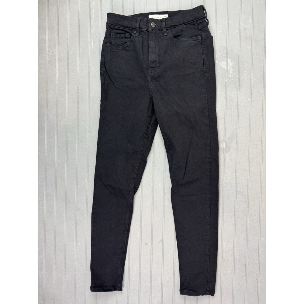 Topshop Size 28 Womens Jamie Jeans Pants Black Skinny Stretch